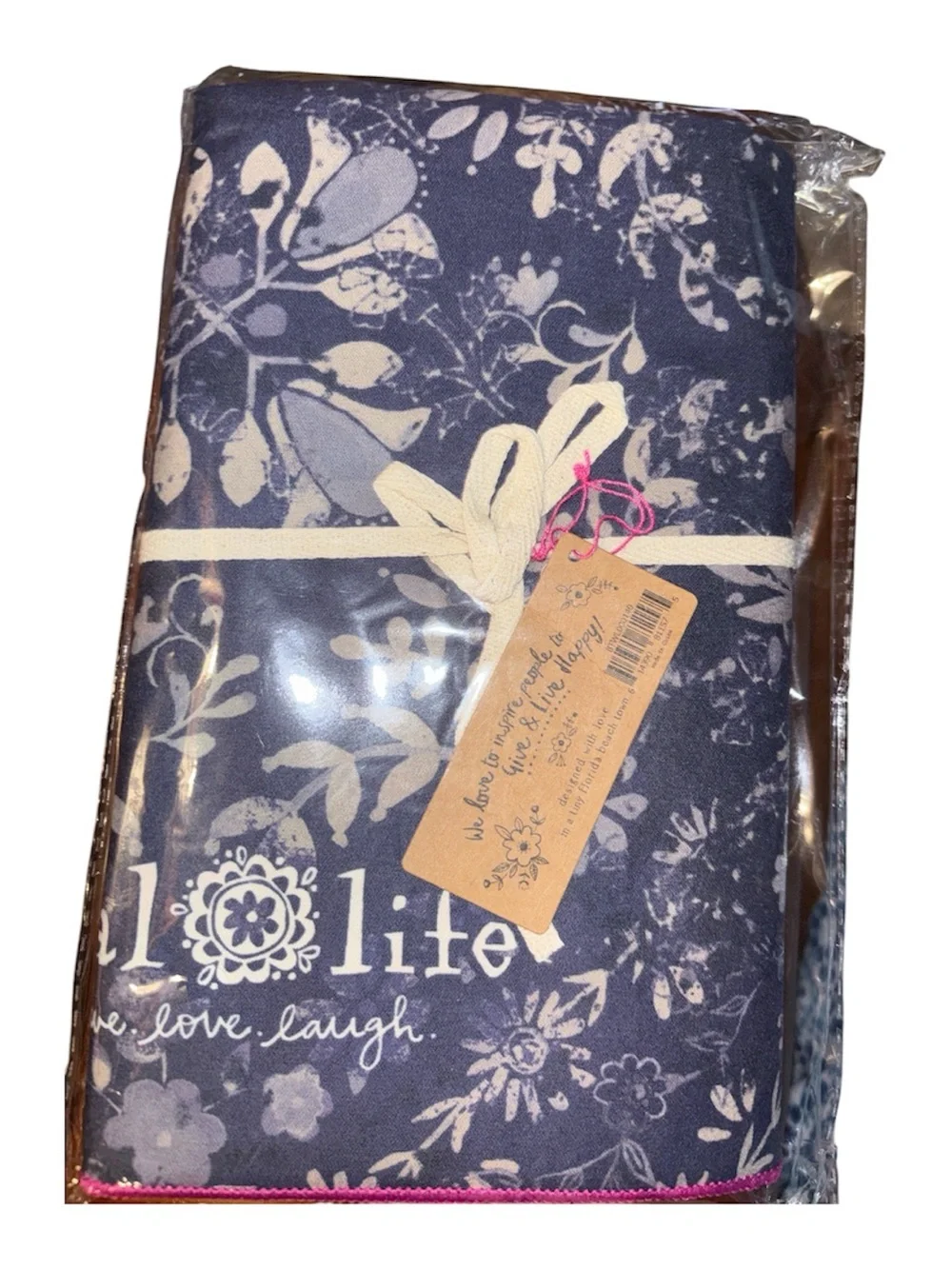 Natural Life double sided microfiber beach towel